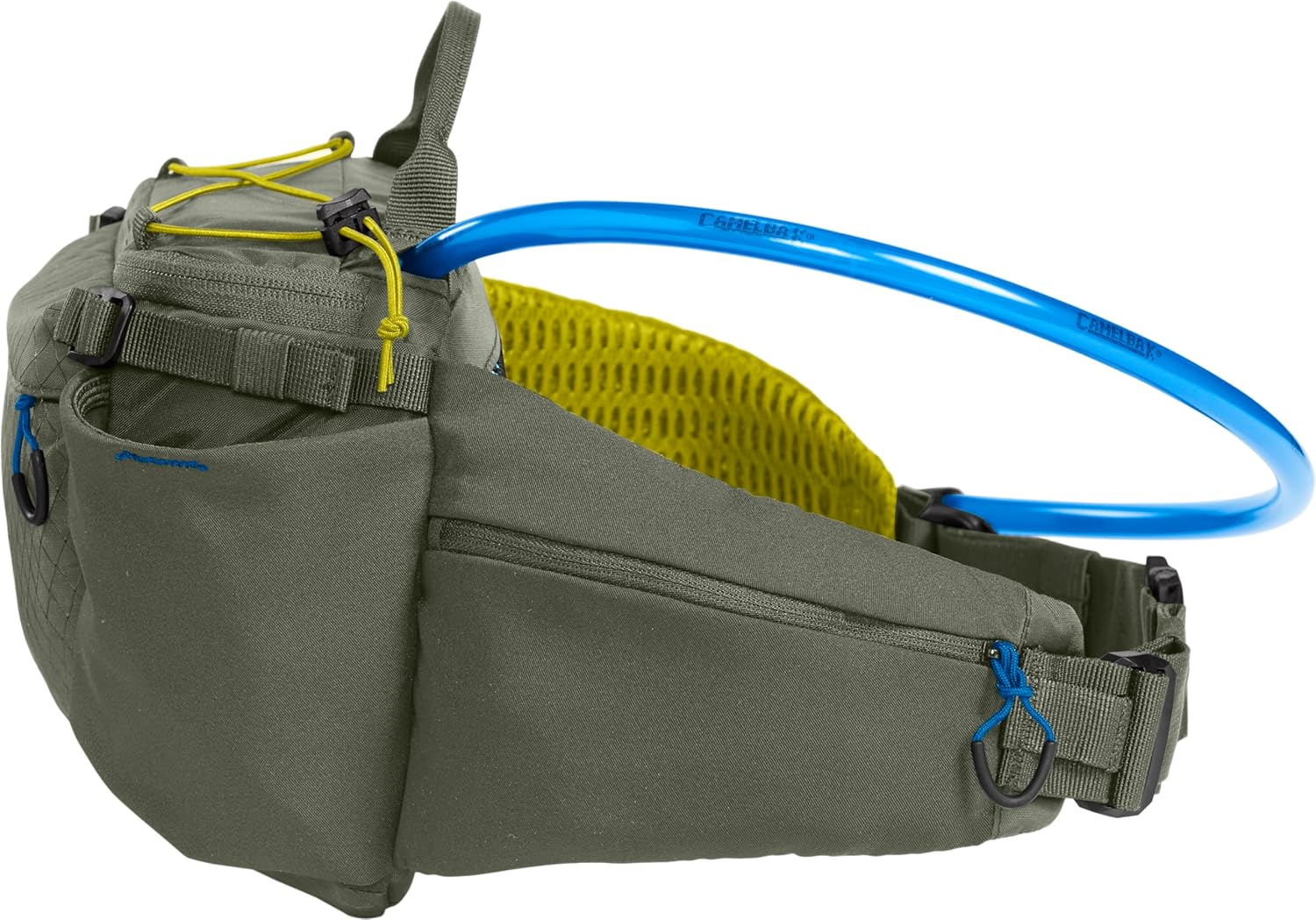 CamelBak M.U.L.E. 5 Mountain Bike Gravel Waist Belt Hydration Pack Dusty Olive, 50oz - Image 3