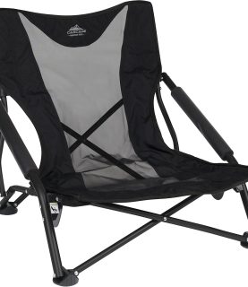 Cascade Mountain Tech Folding Camp Chair for Camping, Beach, Picnic, Barbqeues, Sporting Events with Carry Bag