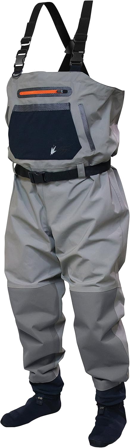 FROGG TOGGS Sierran Breathable Waterproof Stockingfoot Fishing Chest Wader for Fishing