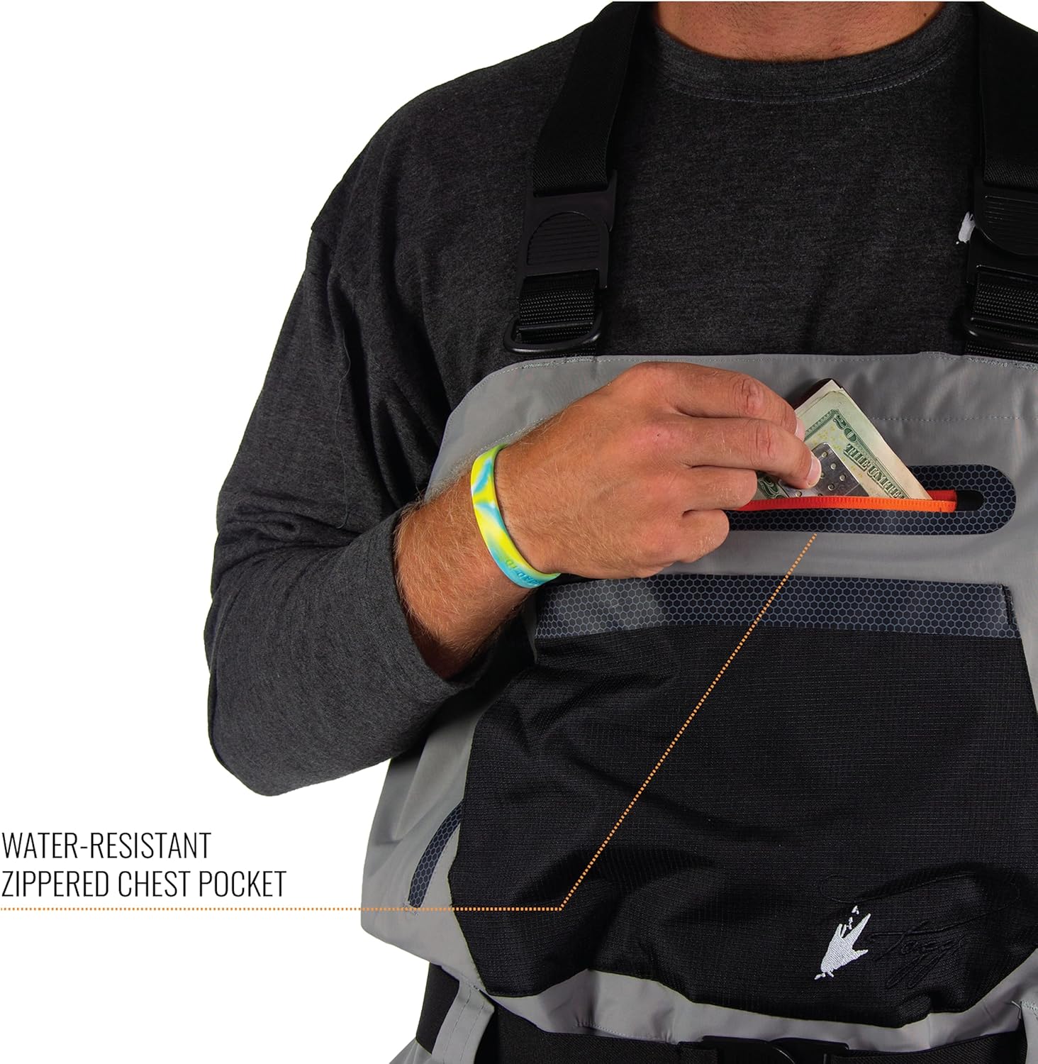 FROGG TOGGS Sierran Breathable Waterproof Stockingfoot Fishing Chest Wader for Fishing - Image 2