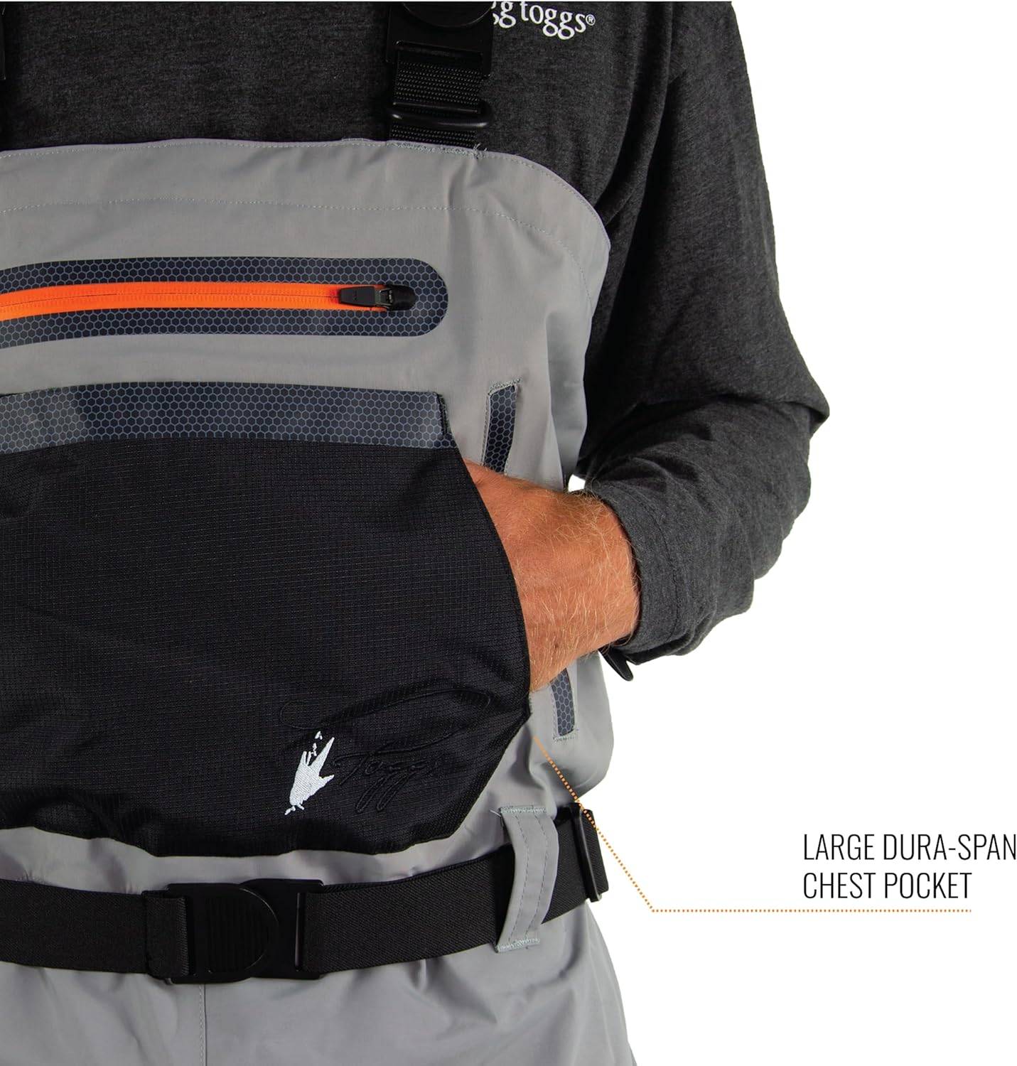 FROGG TOGGS Sierran Breathable Waterproof Stockingfoot Fishing Chest Wader for Fishing - Image 3