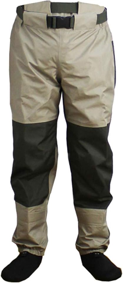 Kylebooker Breathable Stockingfoot Waist High Pant Waders KB003